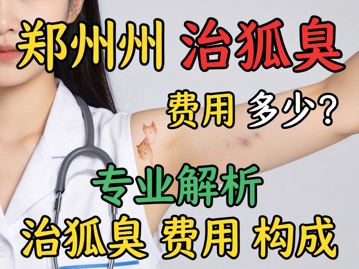郑州治狐臭费用多少？专业解析治狐臭费用构成