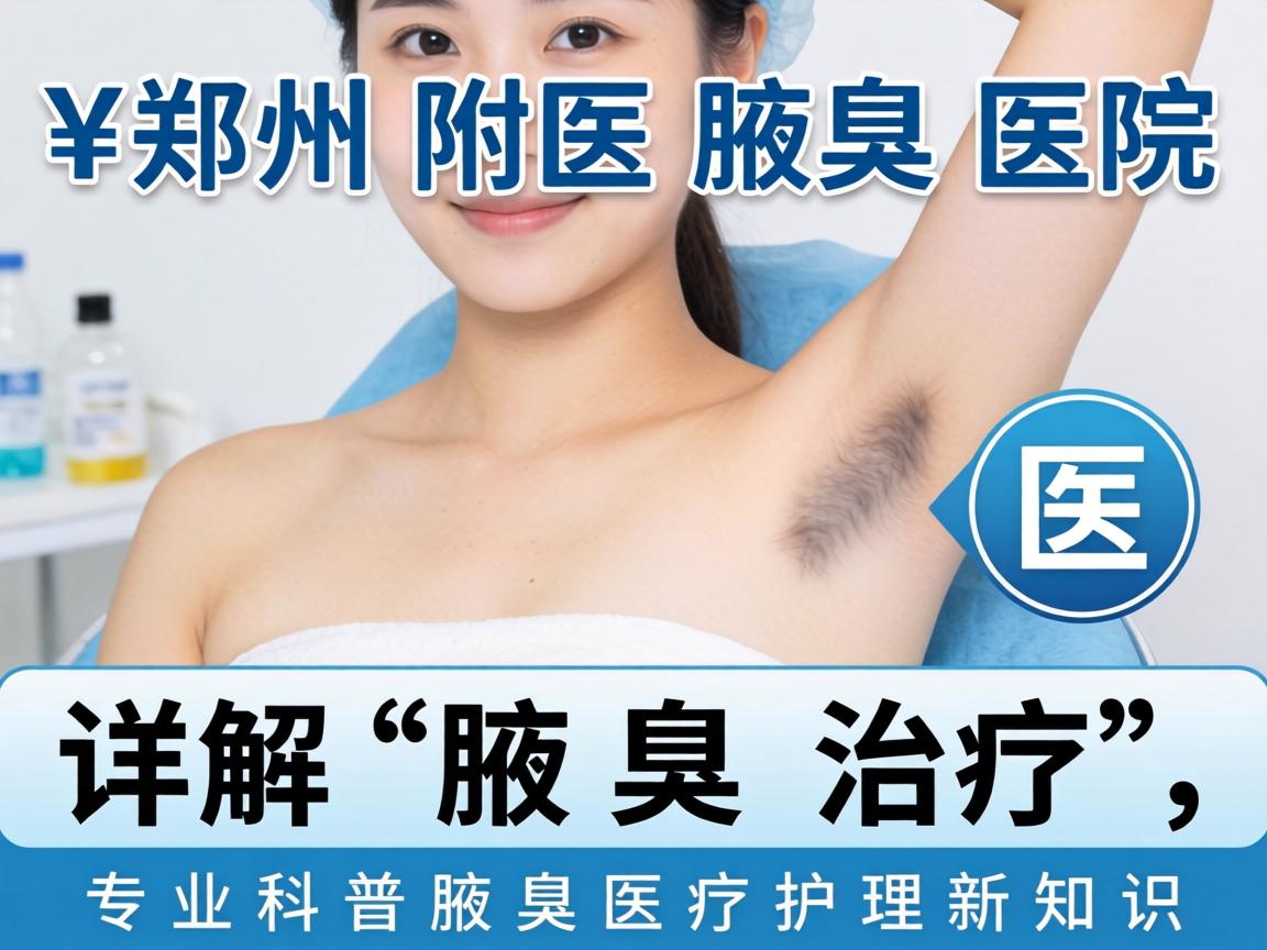 郑州附医腋臭医院详解腋臭治疗，专业科普腋臭医疗护理新知识