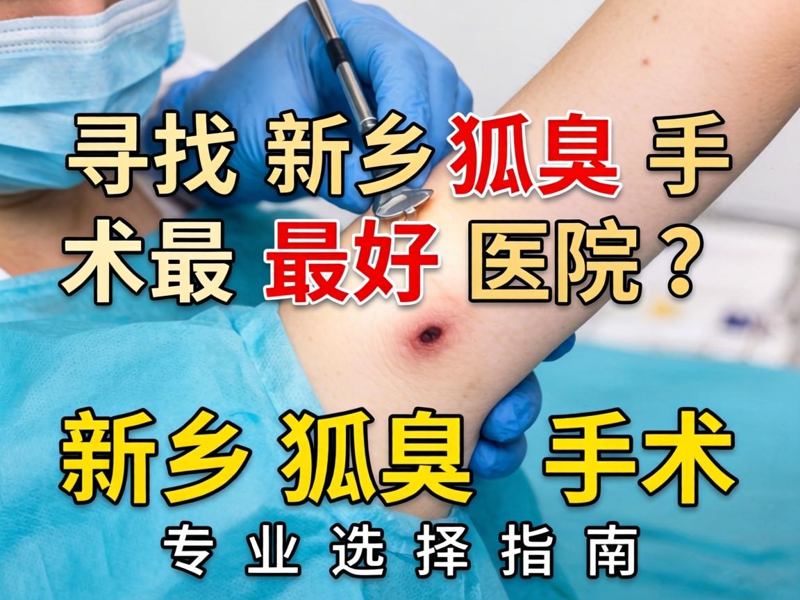 寻找新乡狐臭手术最好医院？新乡狐臭手术专业选择指南