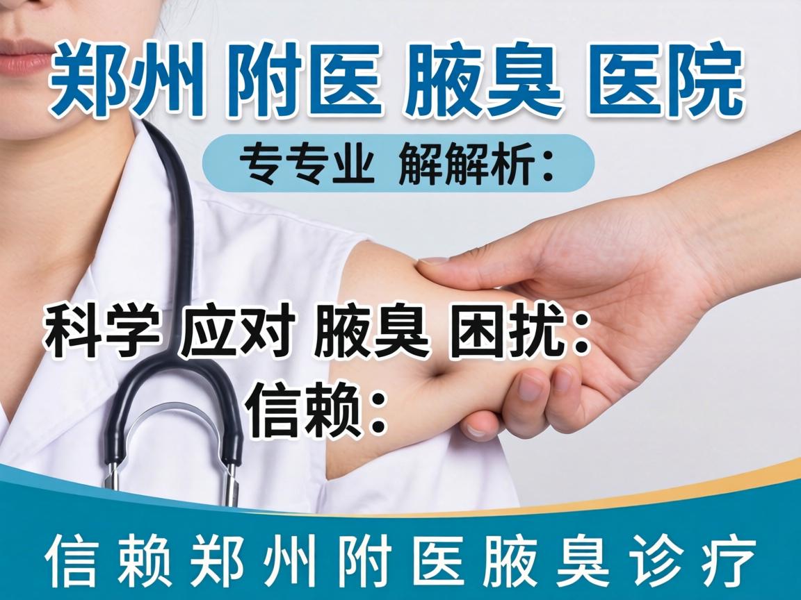 郑州附医腋臭医院专业解析，科学应对腋臭困扰，信赖郑州附医腋臭诊疗