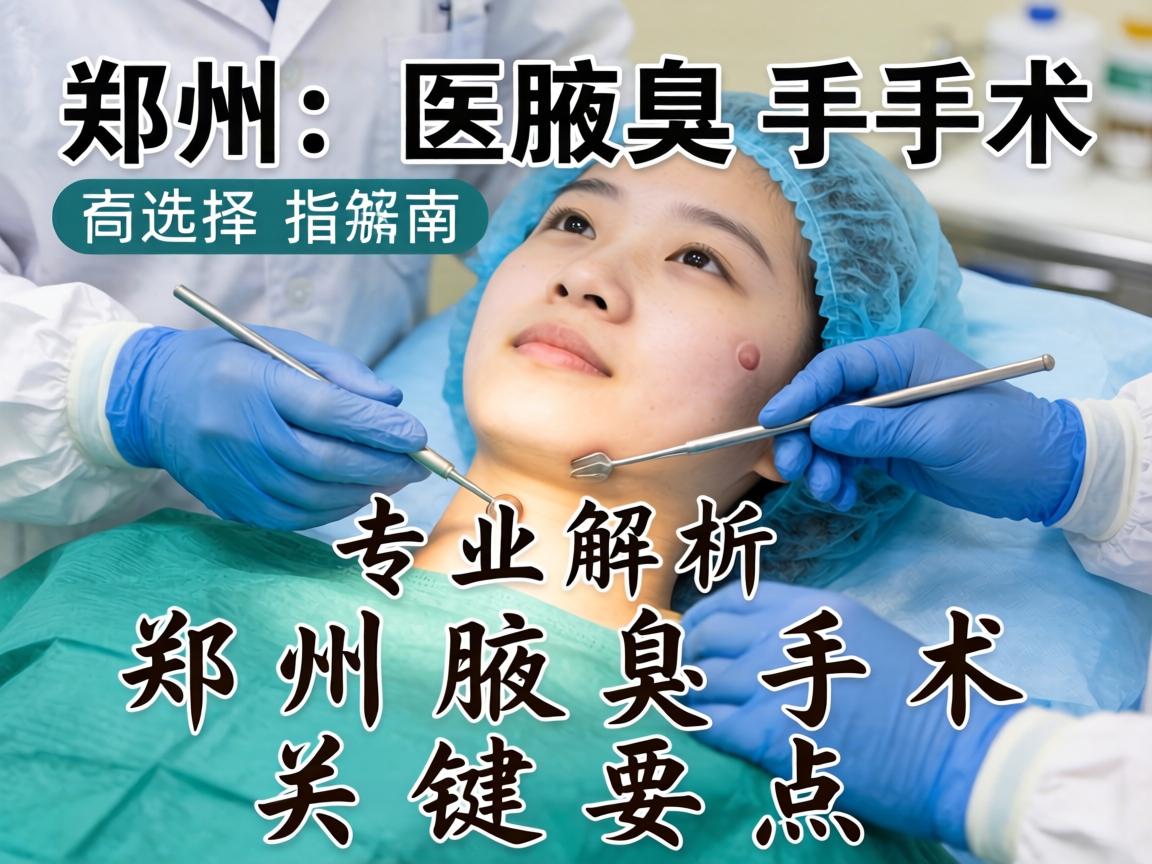 郑州腋臭手术医院选择指南，专业解析郑州腋臭手术关键要点