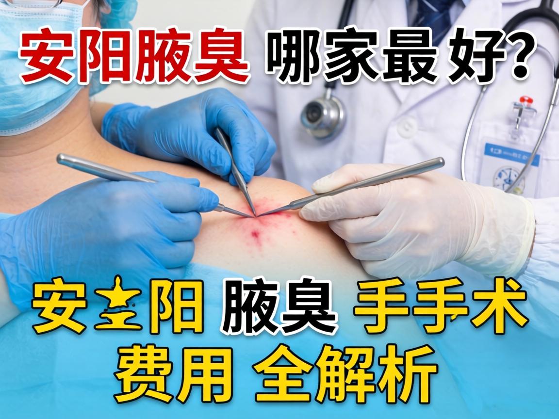 安阳腋臭手术哪家最好？安阳腋臭手术费用全解析