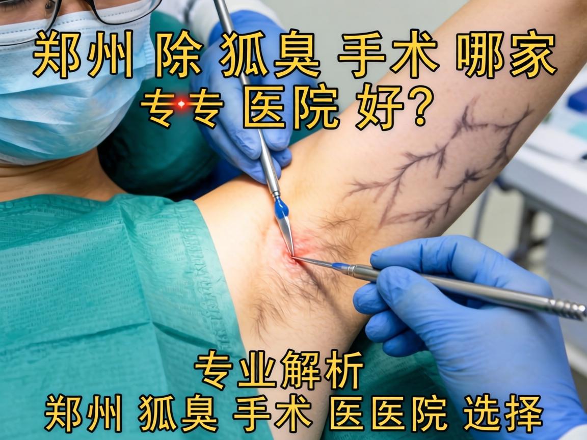 郑州除狐臭手术哪家医院好？专业解析郑州狐臭手术医院选择
