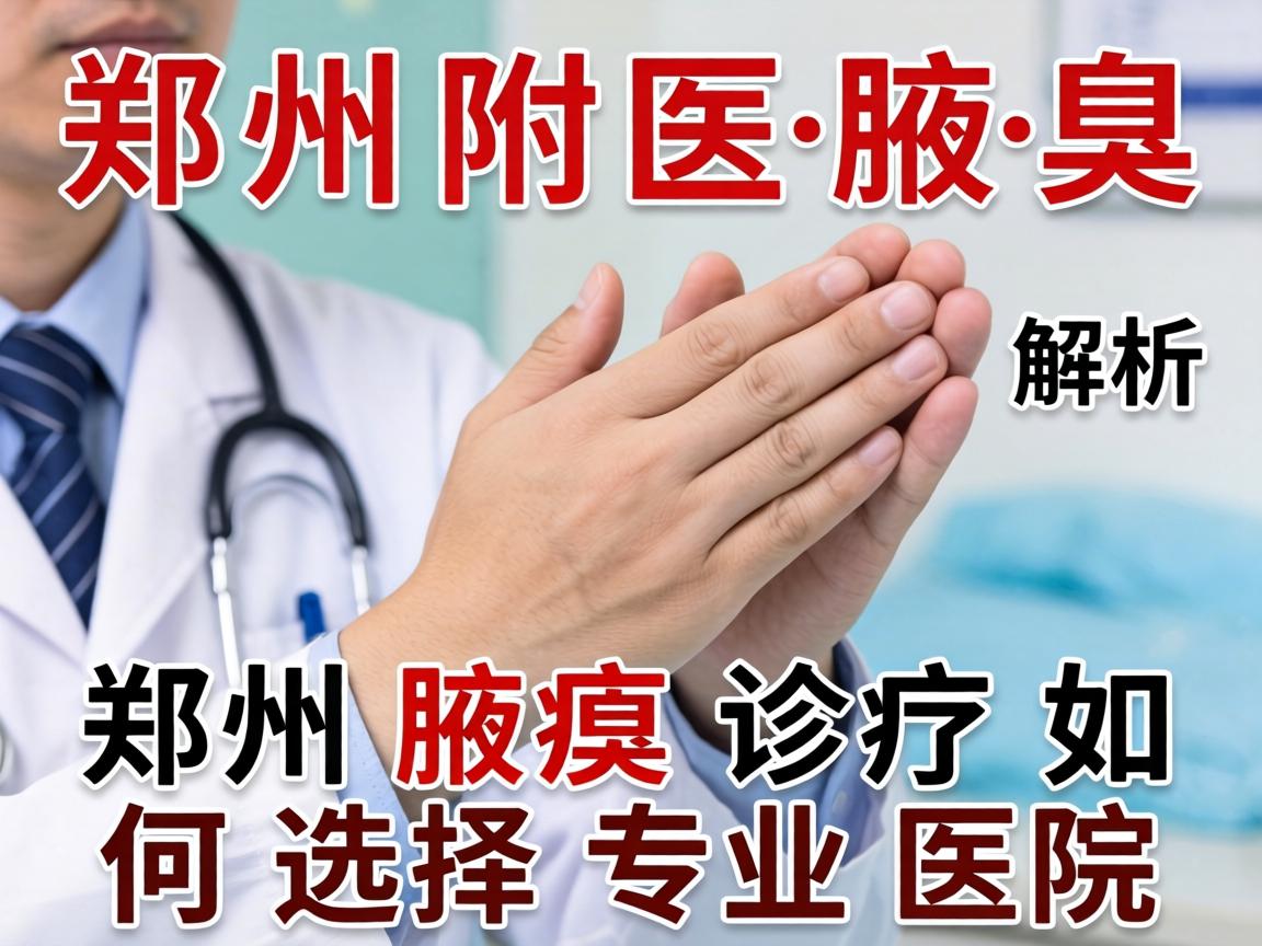 郑州附医腋臭医院解析，郑州腋臭诊疗如何选择专业医院