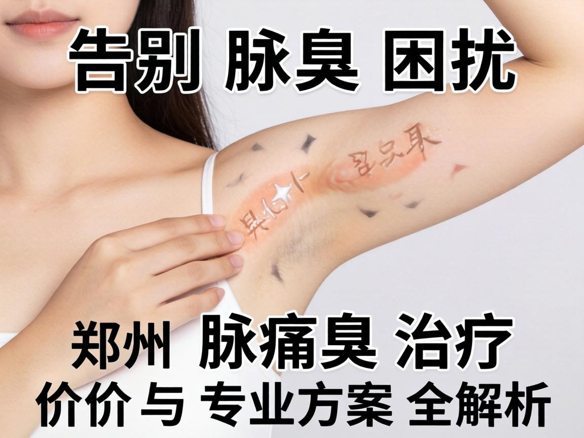 告别腋臭困扰，郑州腋臭治疗价格与专业方案全解析