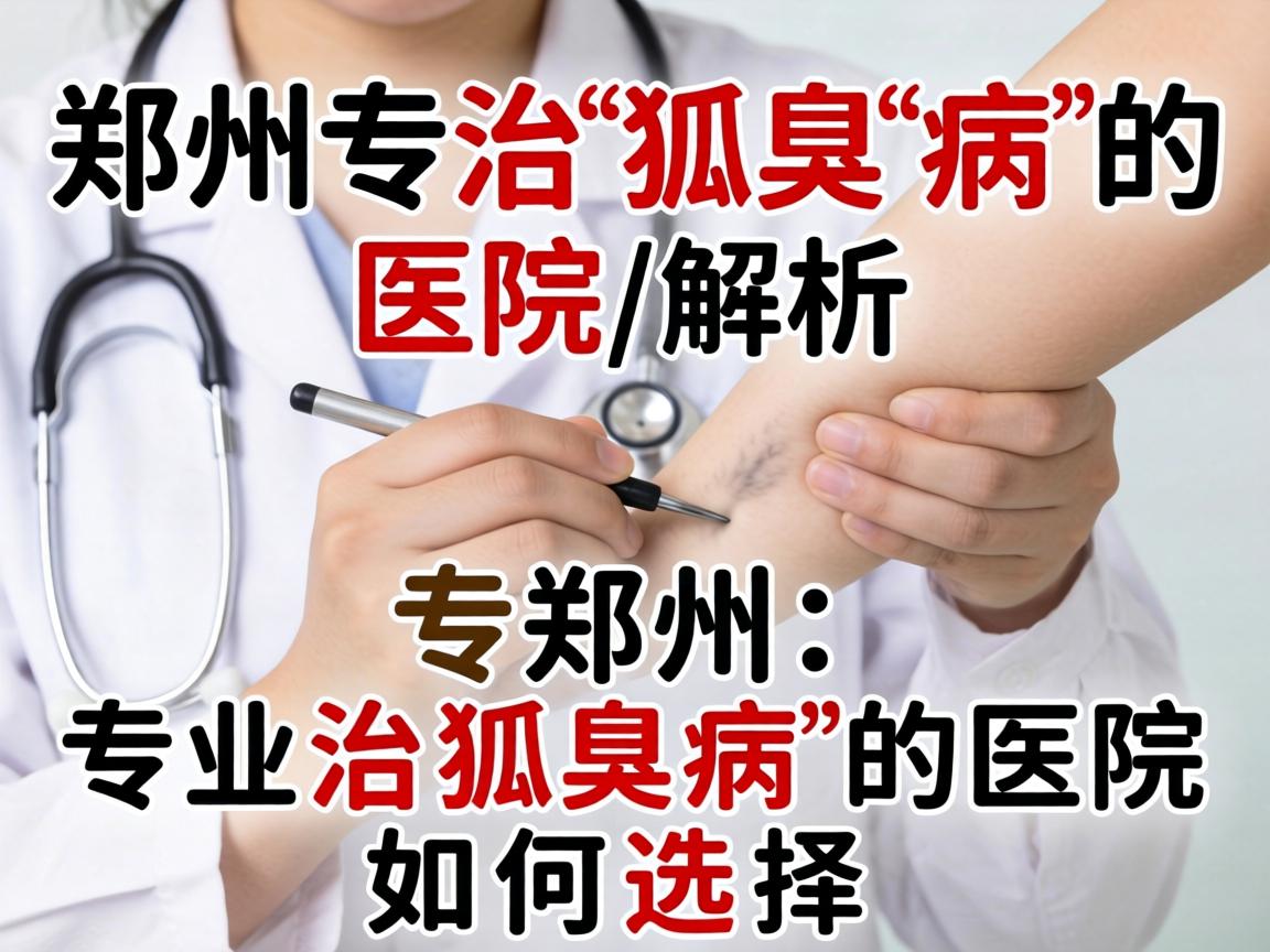 郑州治狐臭病的医院解析，郑州专业治狐臭病的医院如何选择