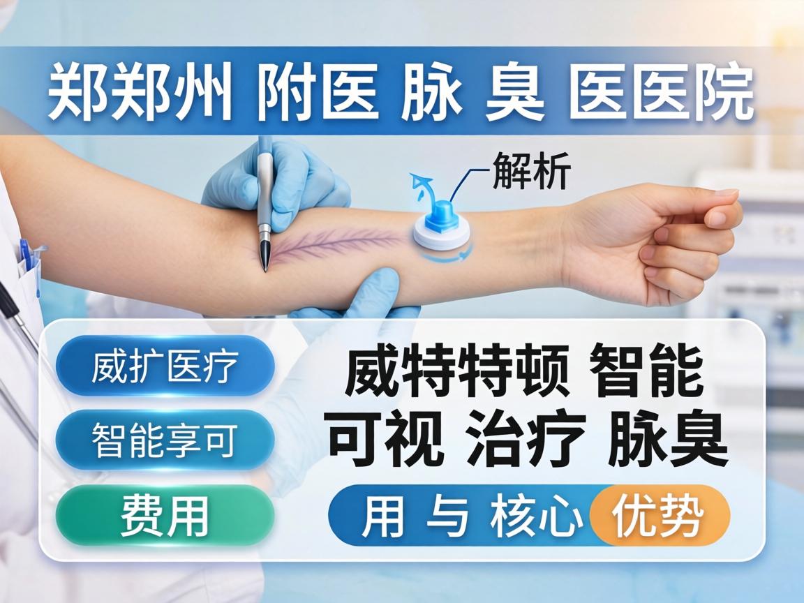 郑州附医腋臭医院解析，威特顿智能可视治疗腋臭费用与核心优势
