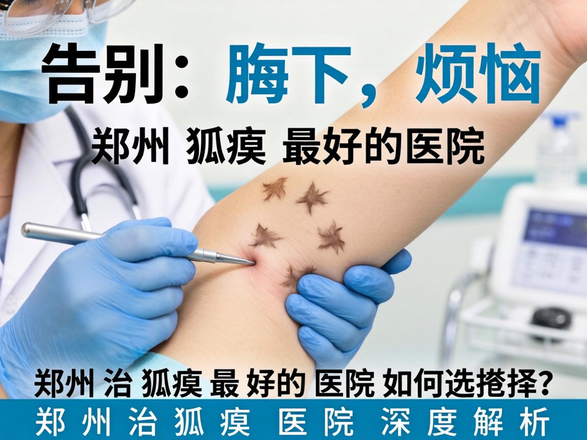 告别腋下烦恼，郑州治狐臭最好的医院如何选择？郑州治狐臭医院深度解析