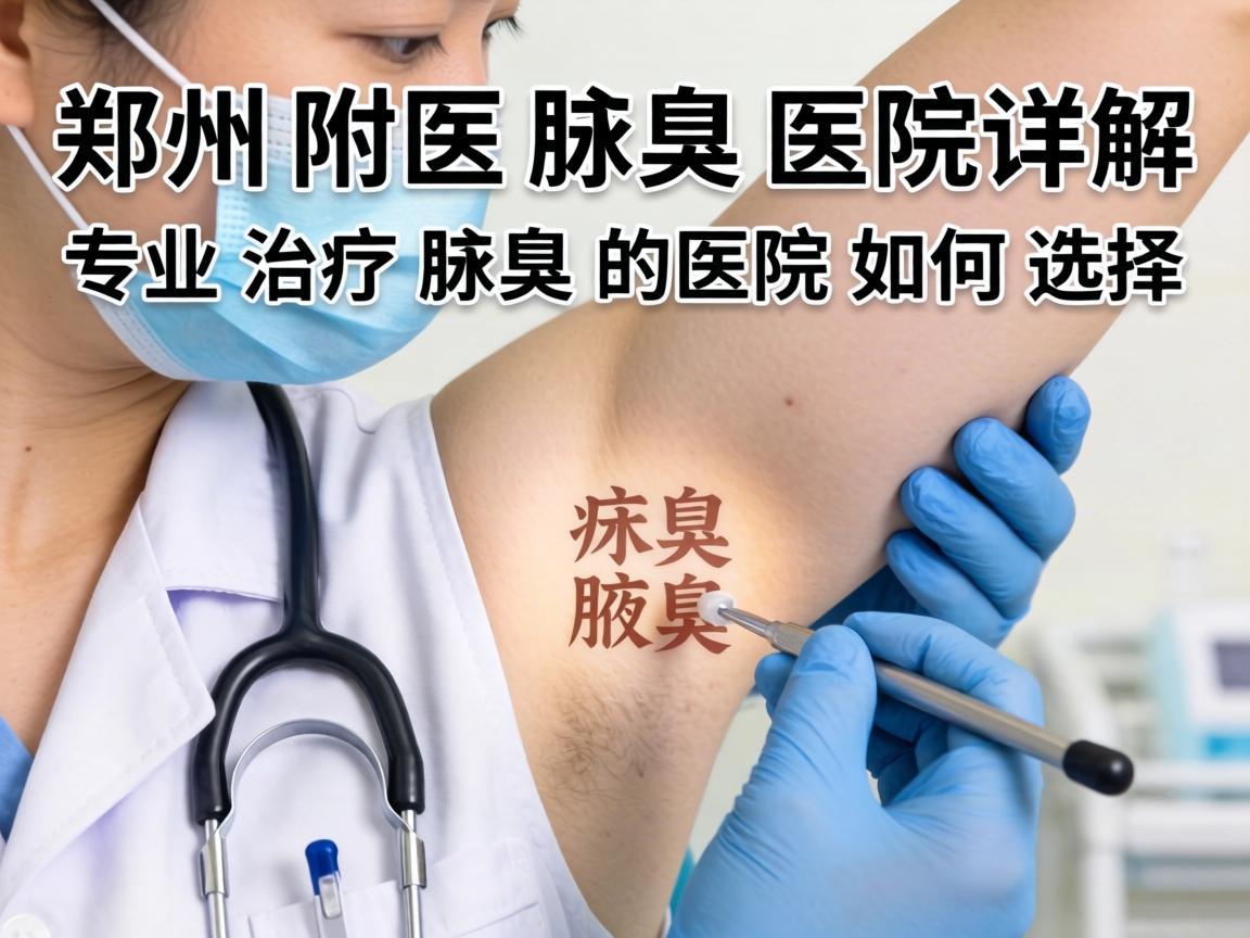 郑州附医腋臭医院详解，专业治疗腋臭的医院如何选择