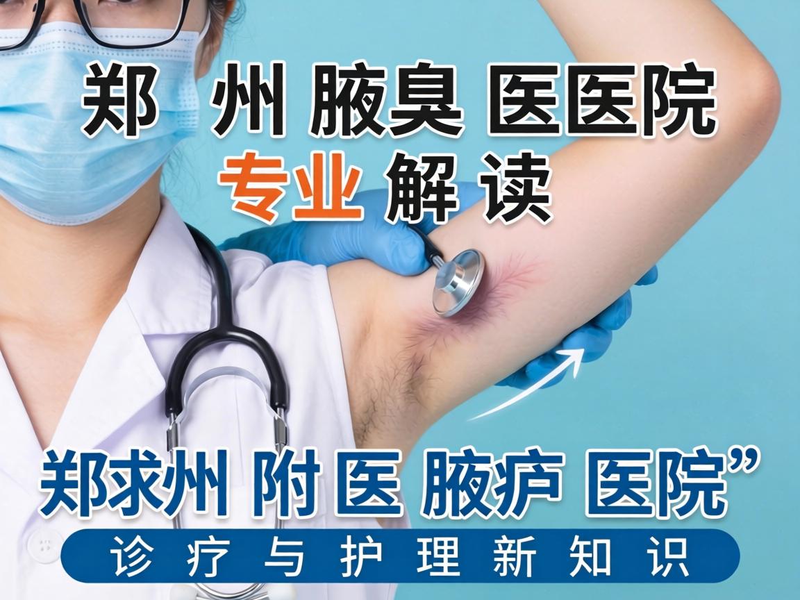 郑州腋臭医院专业解读，郑州附医腋臭医院的诊疗与护理新知识