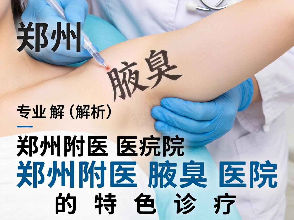 郑州附医腋臭医院专业解析，郑州附医腋臭医院的特色诊疗