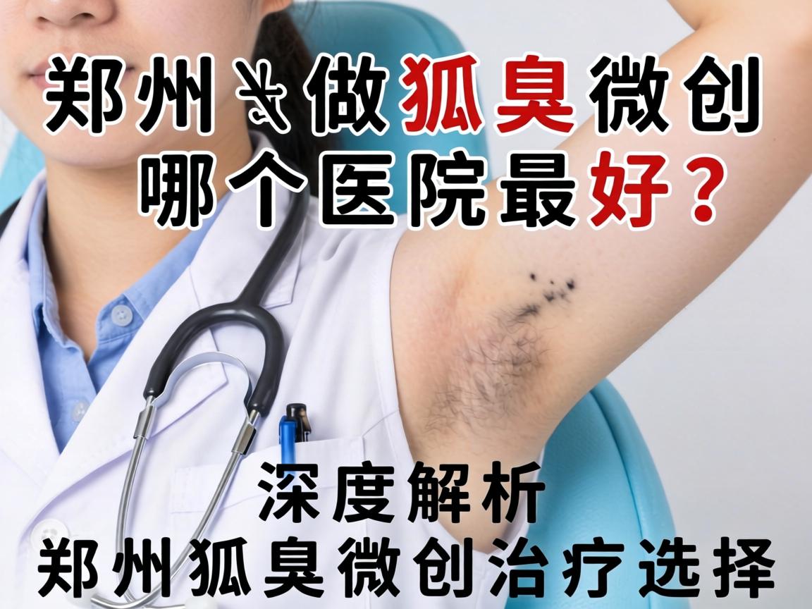 郑州做狐臭微创哪个医院最好？深度解析郑州狐臭微创治疗选择