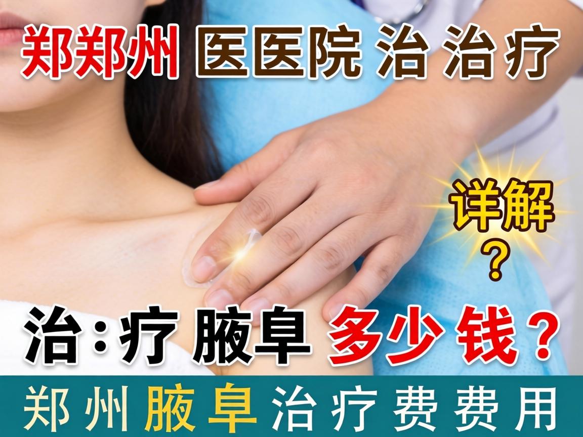 郑州医院治疗腋臭多少钱？详解郑州腋臭治疗费用