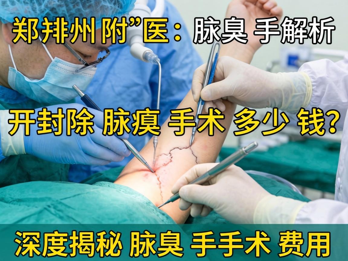 郑州附医腋臭手术解析，开封除腋臭手术多少钱？深度揭秘腋臭手术费用