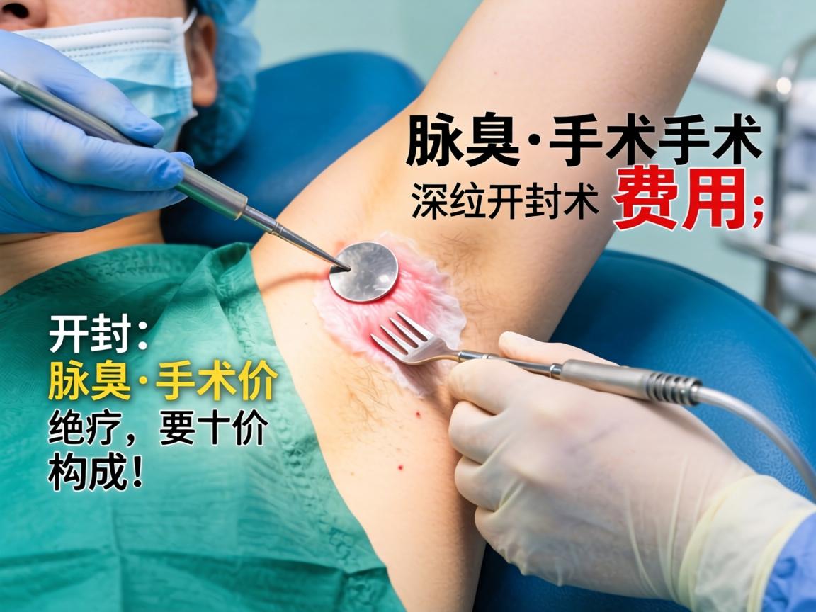 深度解析开封腋臭手术费用 详述腋臭手术的价格构成