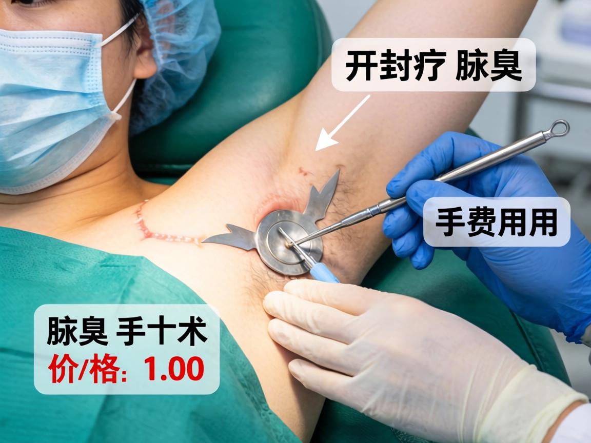 深度解析开封腋臭手术费用 详述腋臭手术的价格构成