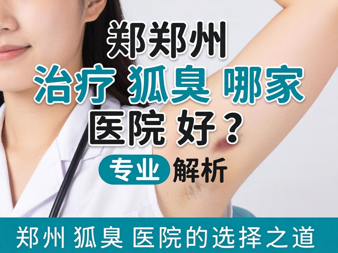 郑州治疗狐臭哪家医院好？专业解析郑州狐臭医院的选择之道