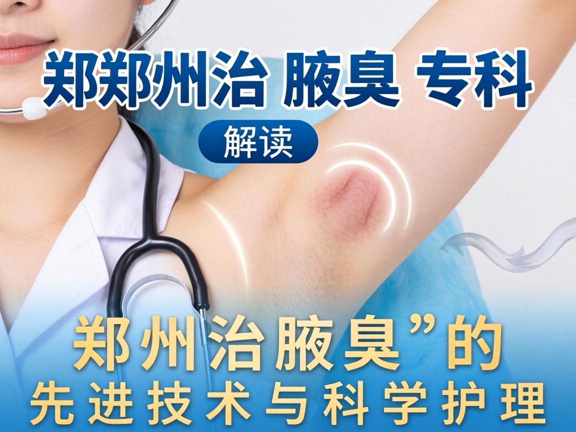 郑州治腋臭专科解读，郑州治腋臭的先进技术与科学护理