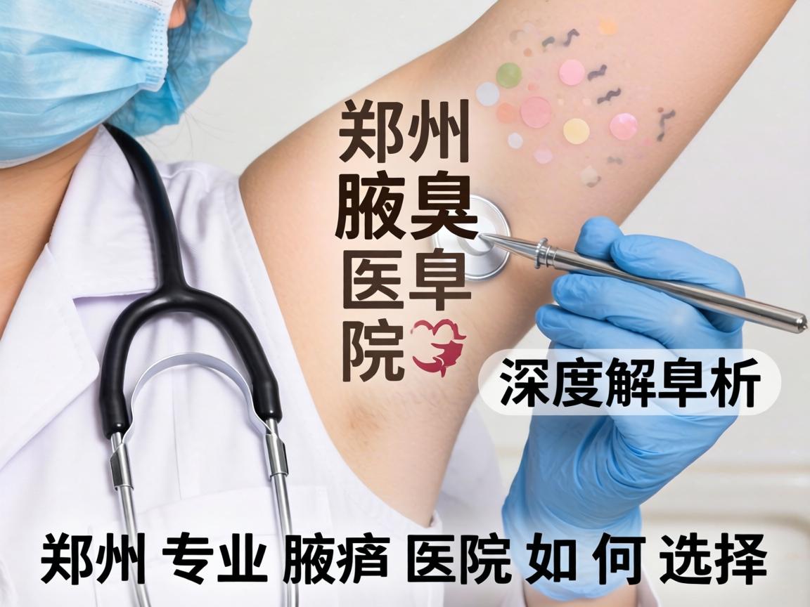 郑州腋臭医院深度解析，郑州专业腋臭医院如何选择