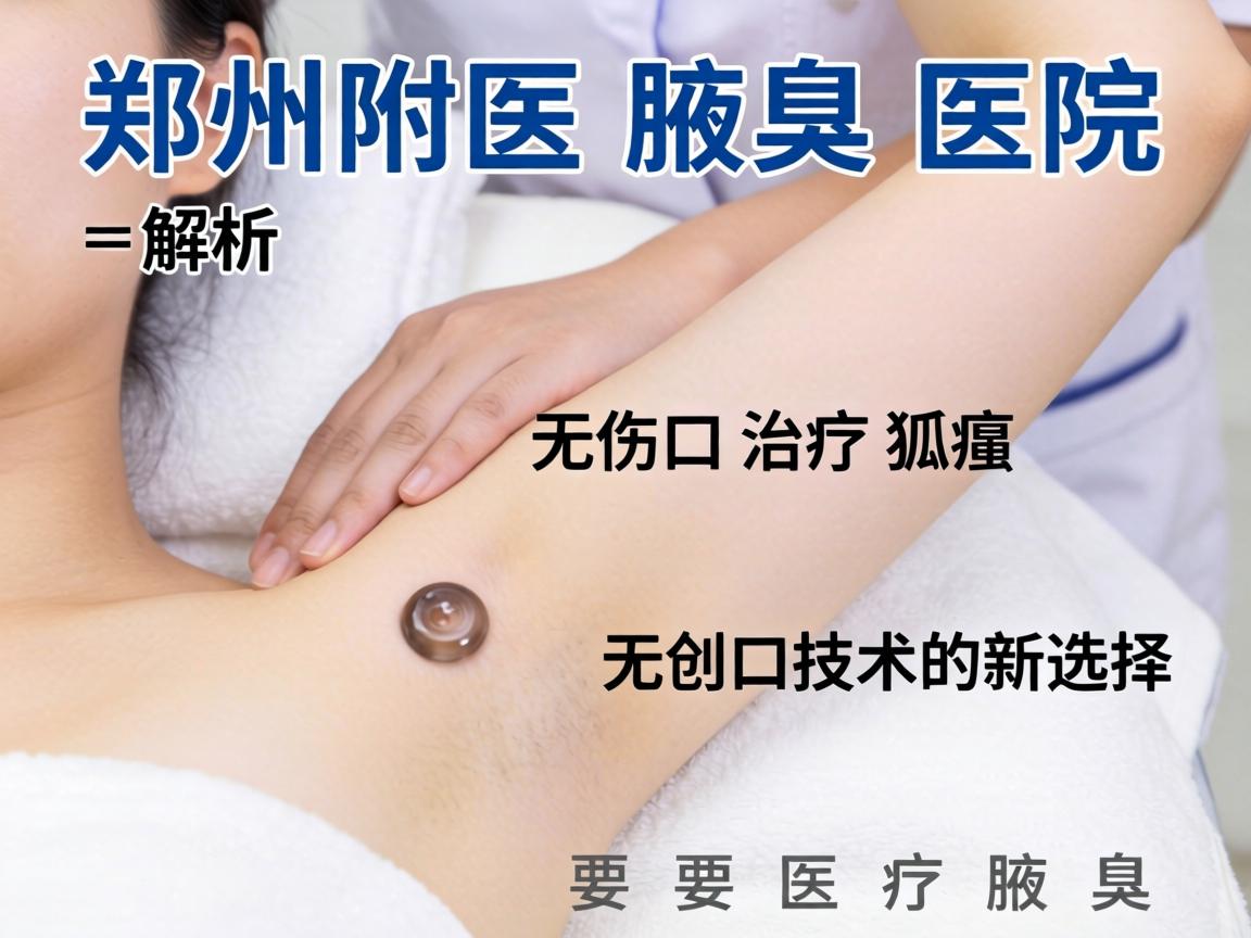 郑州附医腋臭医院解析,无创口治疗狐臭,无创口技术的新选择 郑州附医腋臭医院解析,无创口治疗狐臭,无创口技术的新选择