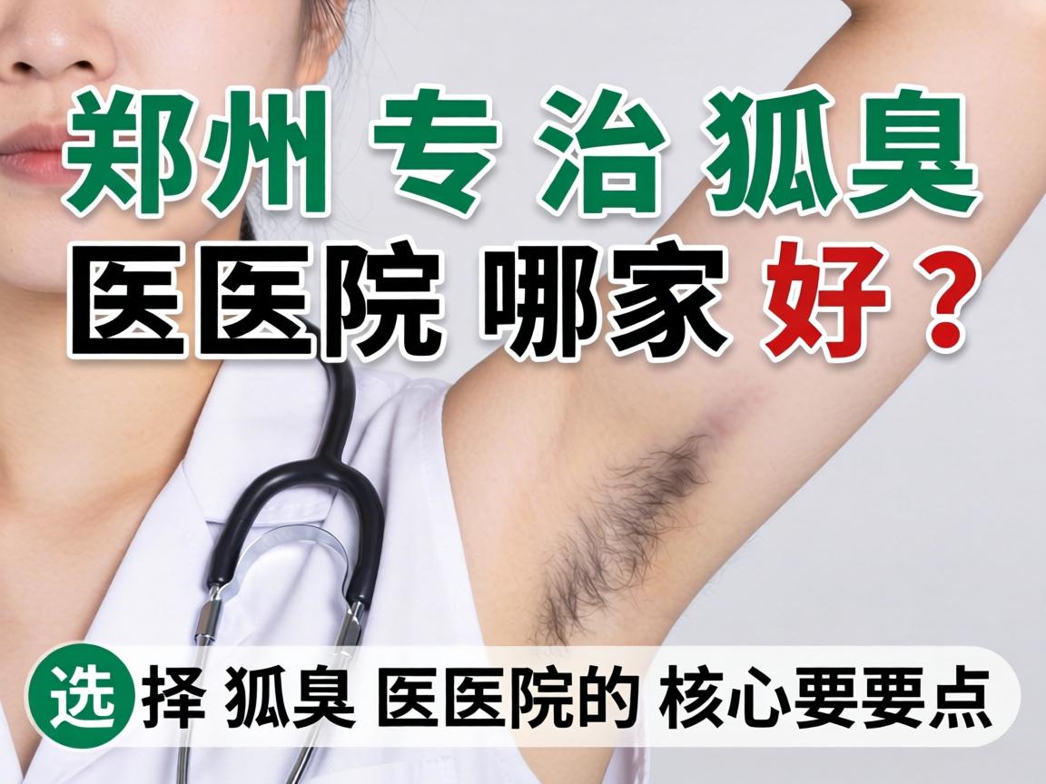 郑州专治狐臭医院哪家好？选择狐臭医院的核心要点