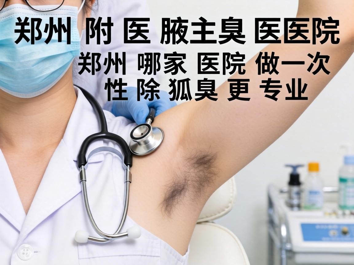 郑州附医腋臭医院解析，郑州哪家医院做一次性除狐臭更专业