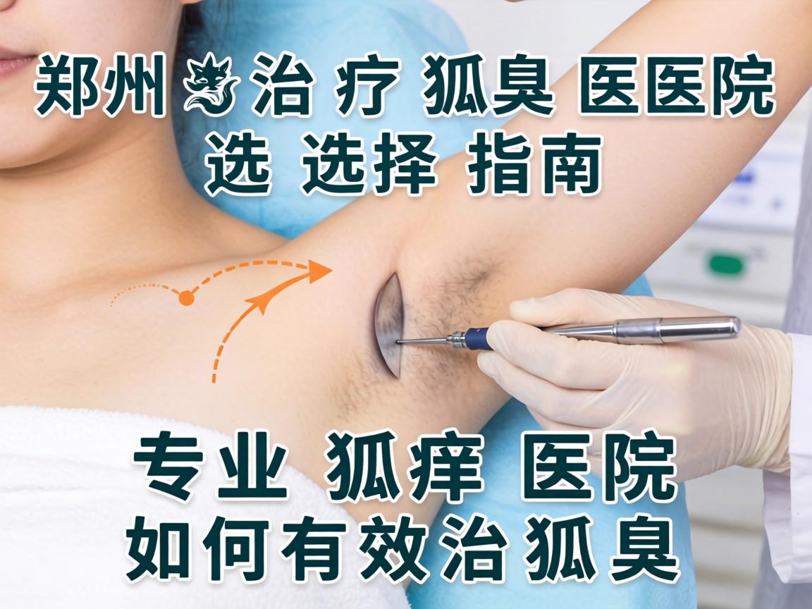 郑州治疗狐臭医院选择指南，专业狐臭医院如何有效治狐臭