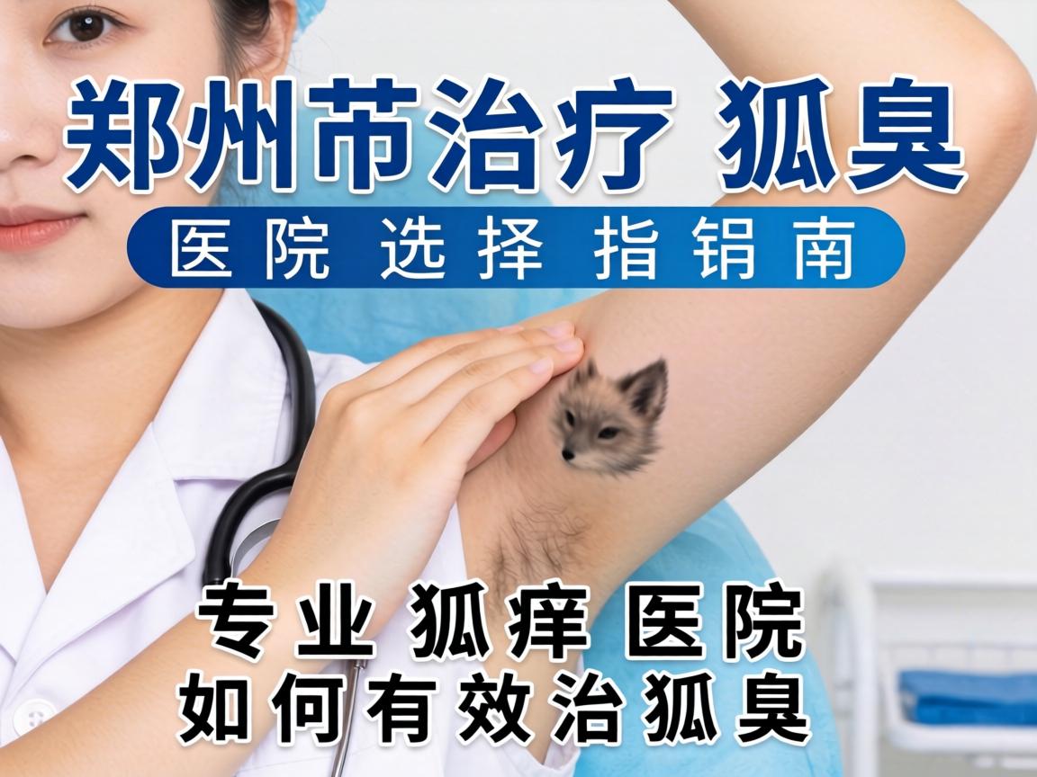 郑州治疗狐臭医院选择指南，专业狐臭医院如何有效治狐臭