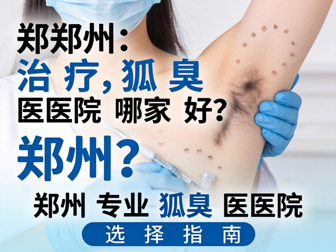 郑州治疗狐臭医院哪家好？郑州专业狐臭医院选择指南