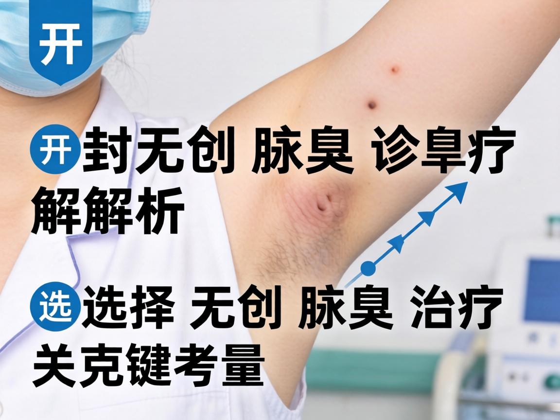 开封无创腋臭诊疗解析，选择无创腋臭治疗的关键考量