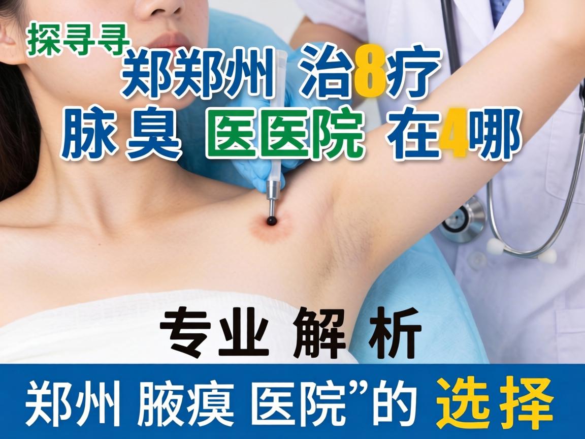 探寻郑州治疗腋臭医院在哪，专业解析郑州腋臭医院的选择