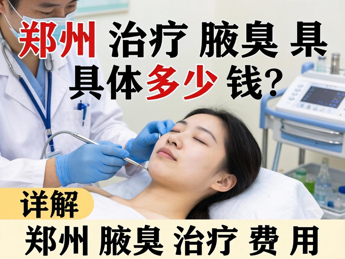 郑州治疗腋臭具体多少钱？详解郑州腋臭治疗费用