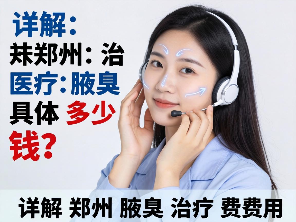 郑州治疗腋臭具体多少钱？详解郑州腋臭治疗费用