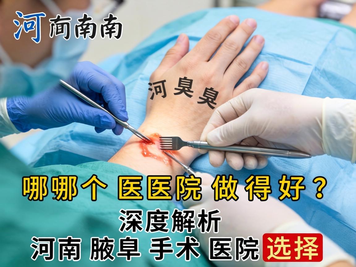 河南腋臭手术哪个医院做得好？深度解析河南腋臭手术医院选择