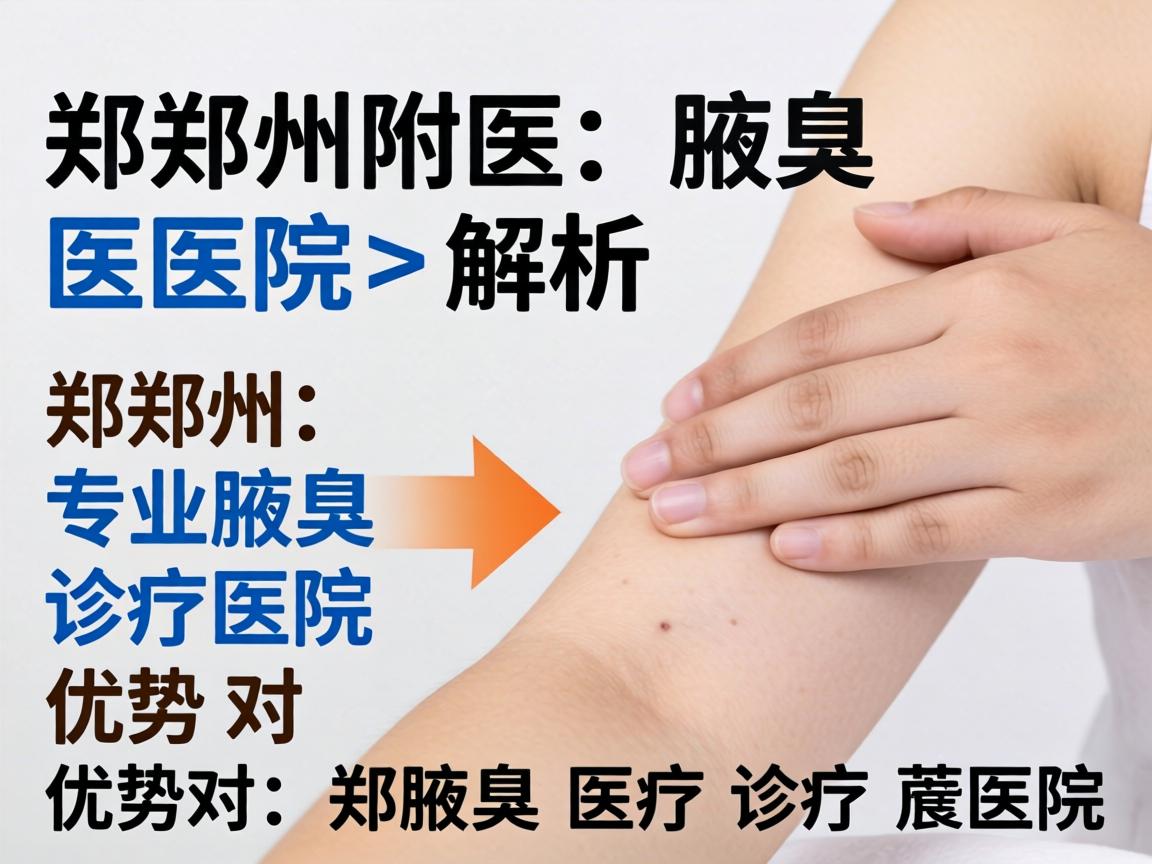 郑州附医腋臭医院解析，郑州专业腋臭诊疗医院的优势对比