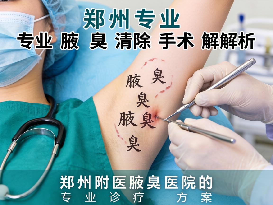 郑州专业腋臭清除手术解析，郑州附医腋臭医院的专业诊疗方案