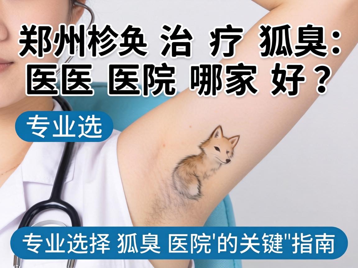 郑州治疗狐臭医院哪家好？专业选择狐臭医院的关键指南