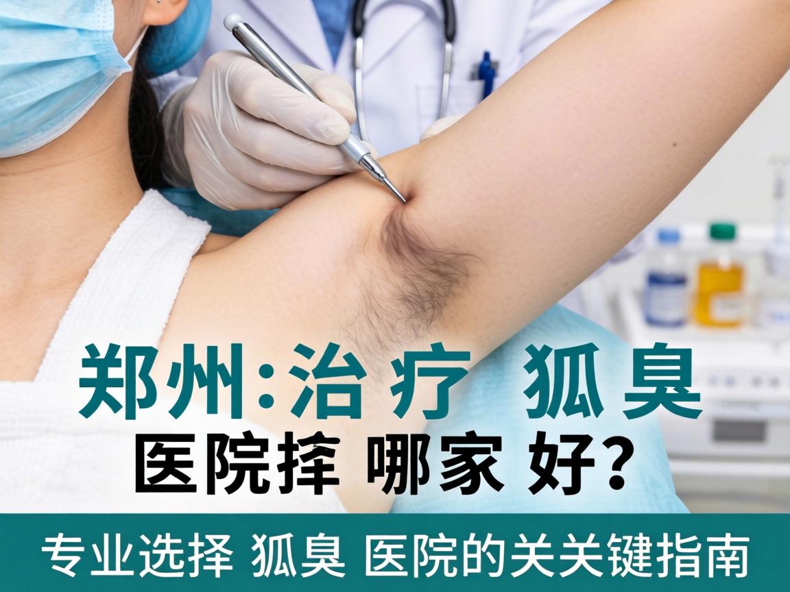 郑州治疗狐臭医院哪家好？专业选择狐臭医院的关键指南
