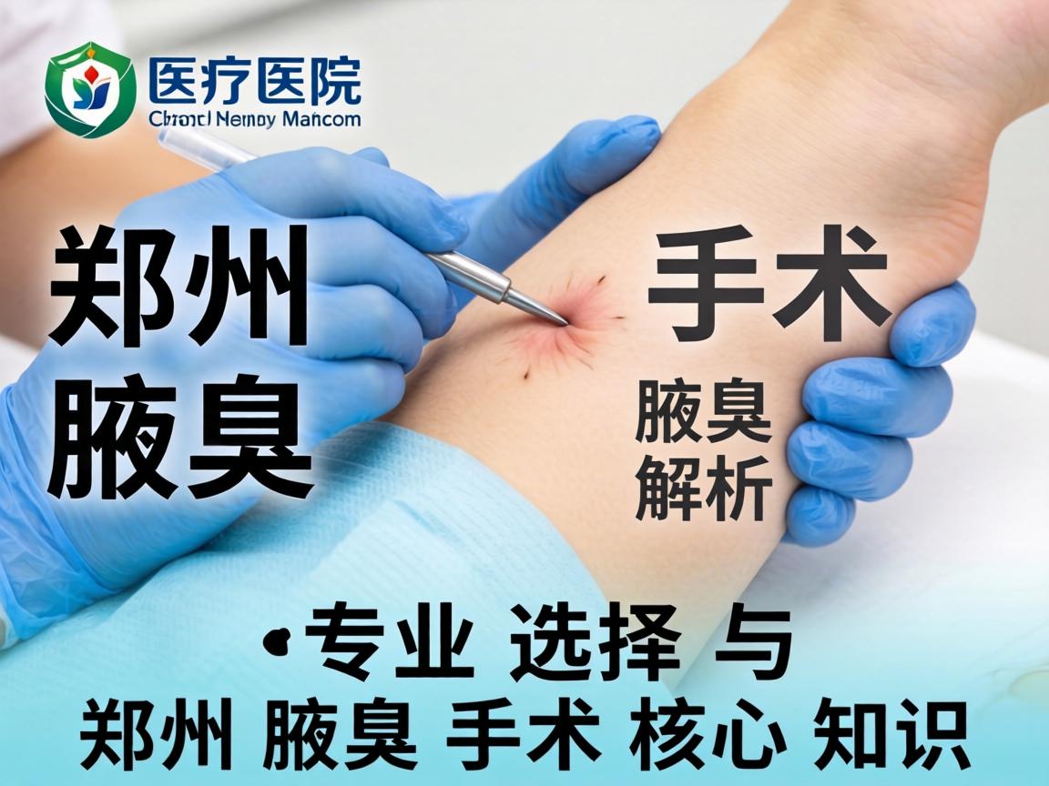 郑州腋臭手术医院解析，专业选择与郑州腋臭手术核心知识