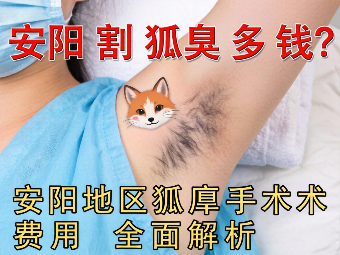 安阳割狐臭多钱？安阳地区狐臭手术费用全面解析