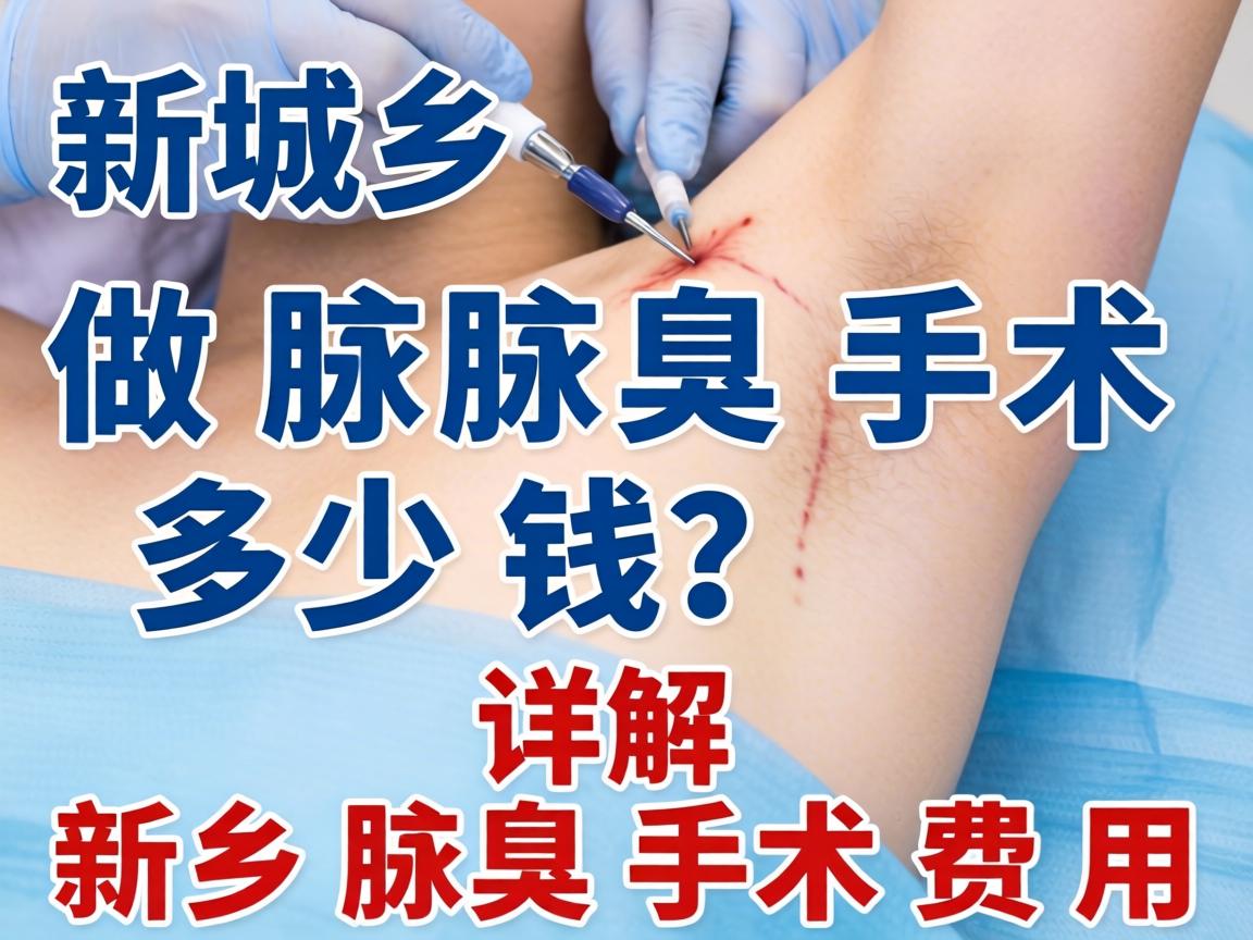 在新乡做腋臭手术多少钱？详解新乡腋臭手术费用