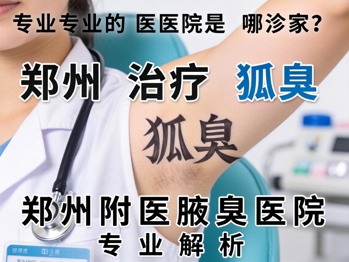 郑州治疗狐臭专业的医院是哪家？郑州附医腋臭医院专业解析