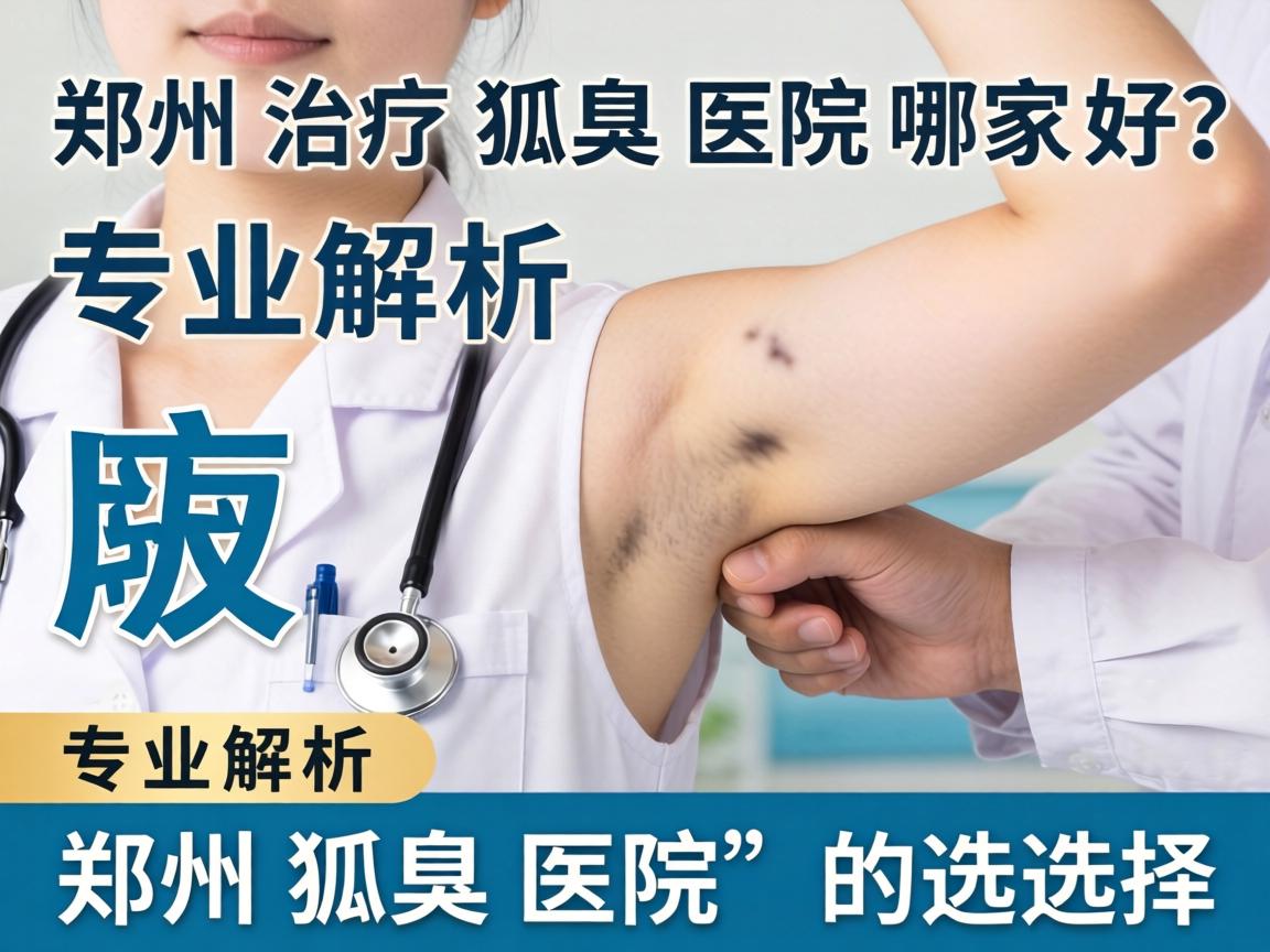 郑州治疗狐臭医院哪家好？专业解析郑州狐臭医院的选择