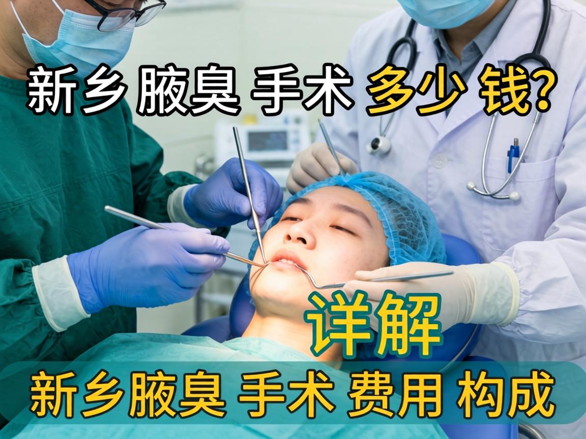 新乡腋臭手术多少钱？详解新乡腋臭手术费用构成
