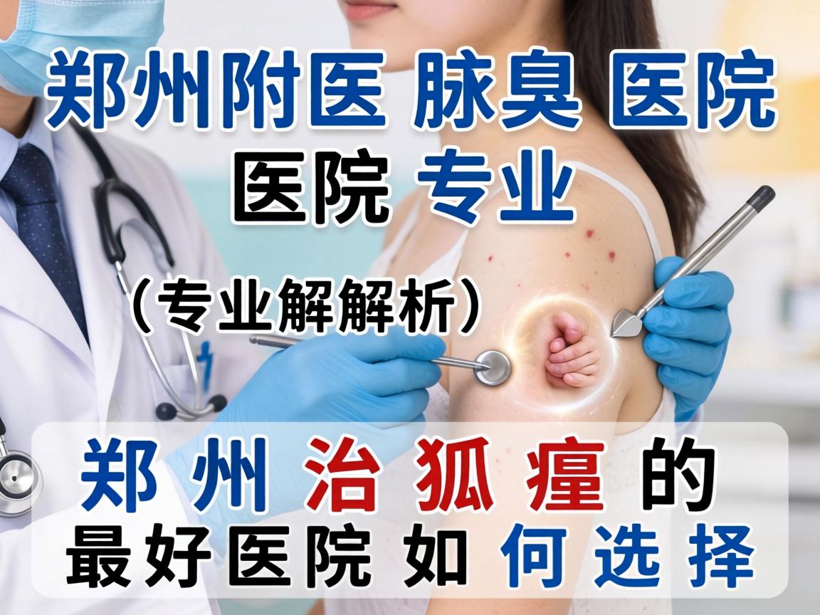 郑州附医腋臭医院专业解析，郑州治狐臭的最好医院如何选择
