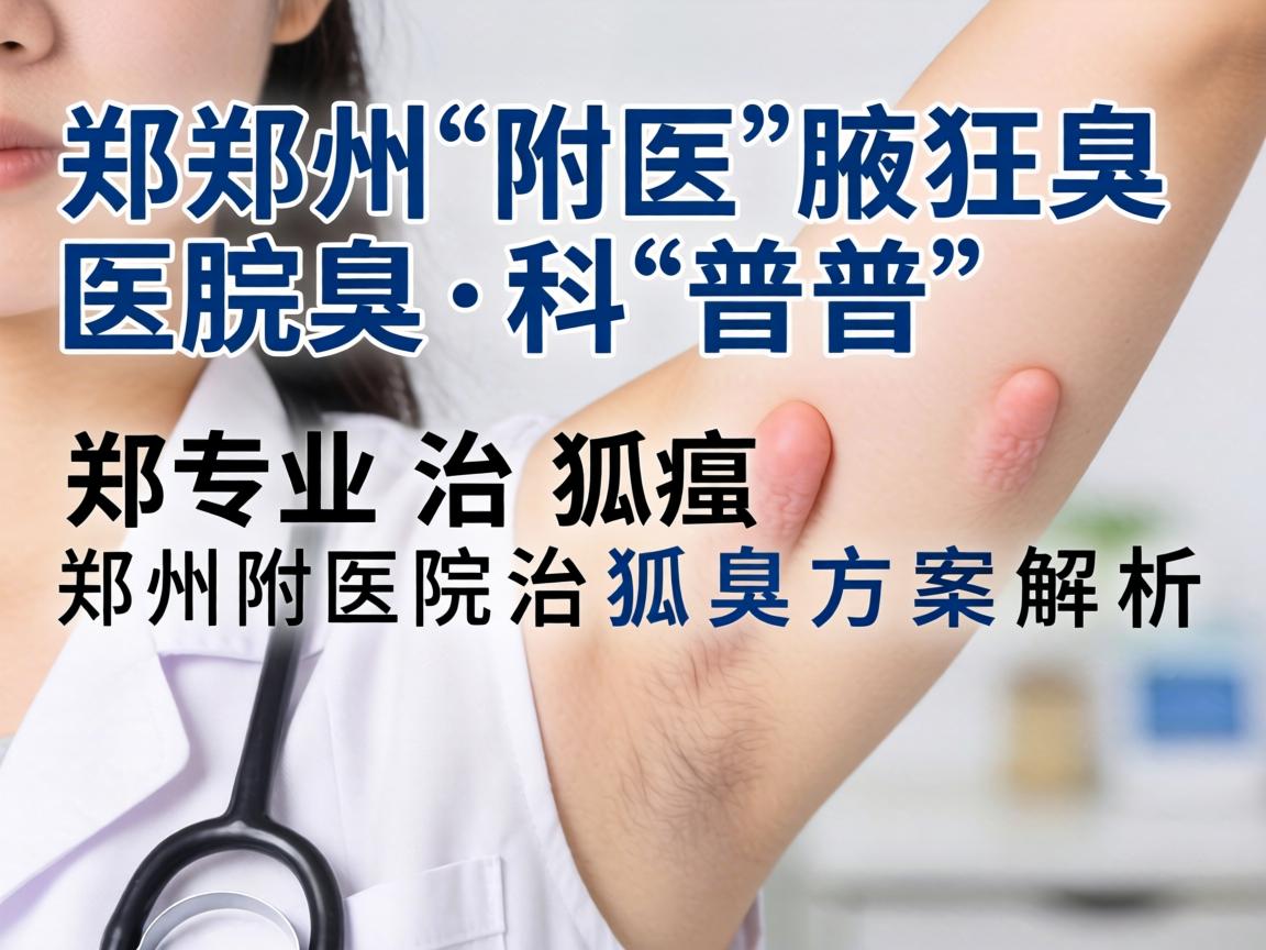郑州附医腋臭医院科普，专业治狐臭，郑州附医医院治狐臭方案解析