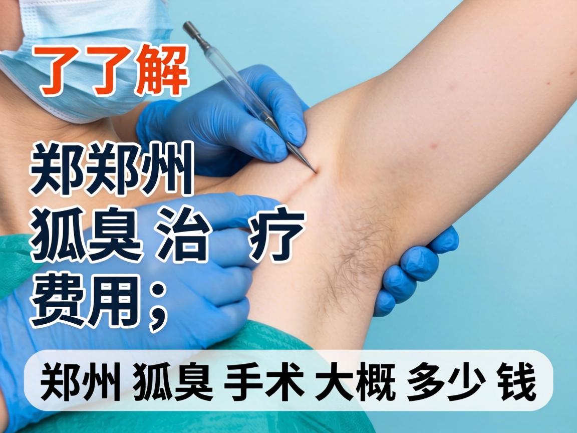 了解郑州狐臭治疗费用，郑州狐臭手术大概多少钱