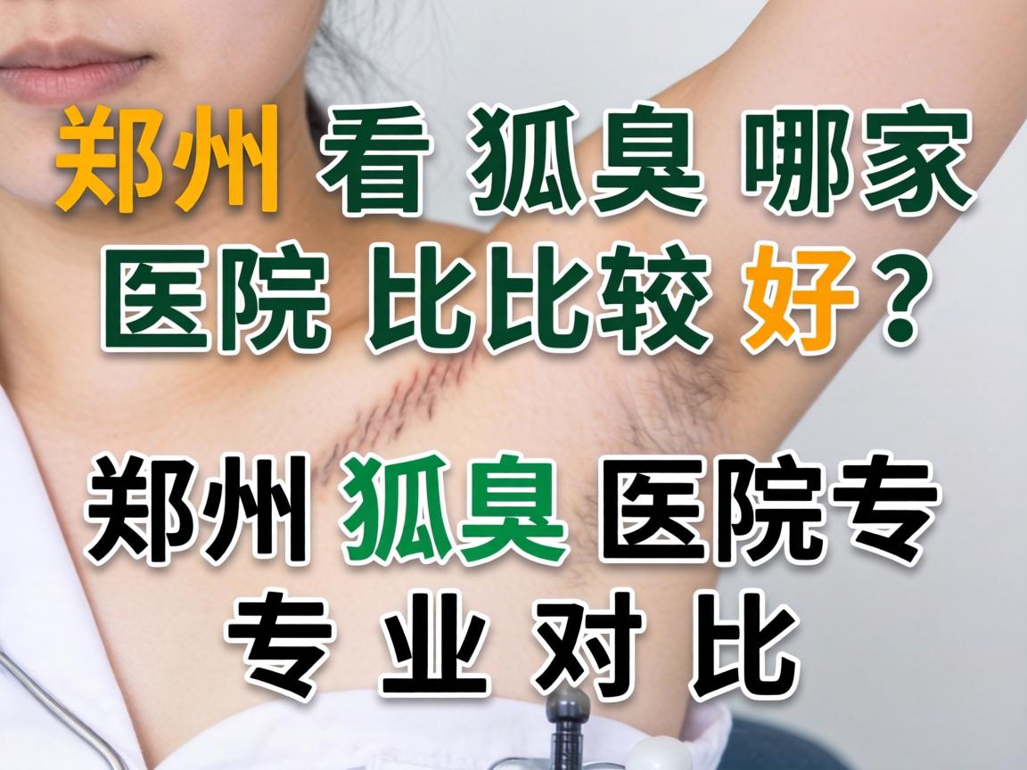 郑州看狐臭哪家医院比较好？郑州狐臭医院专业对比
