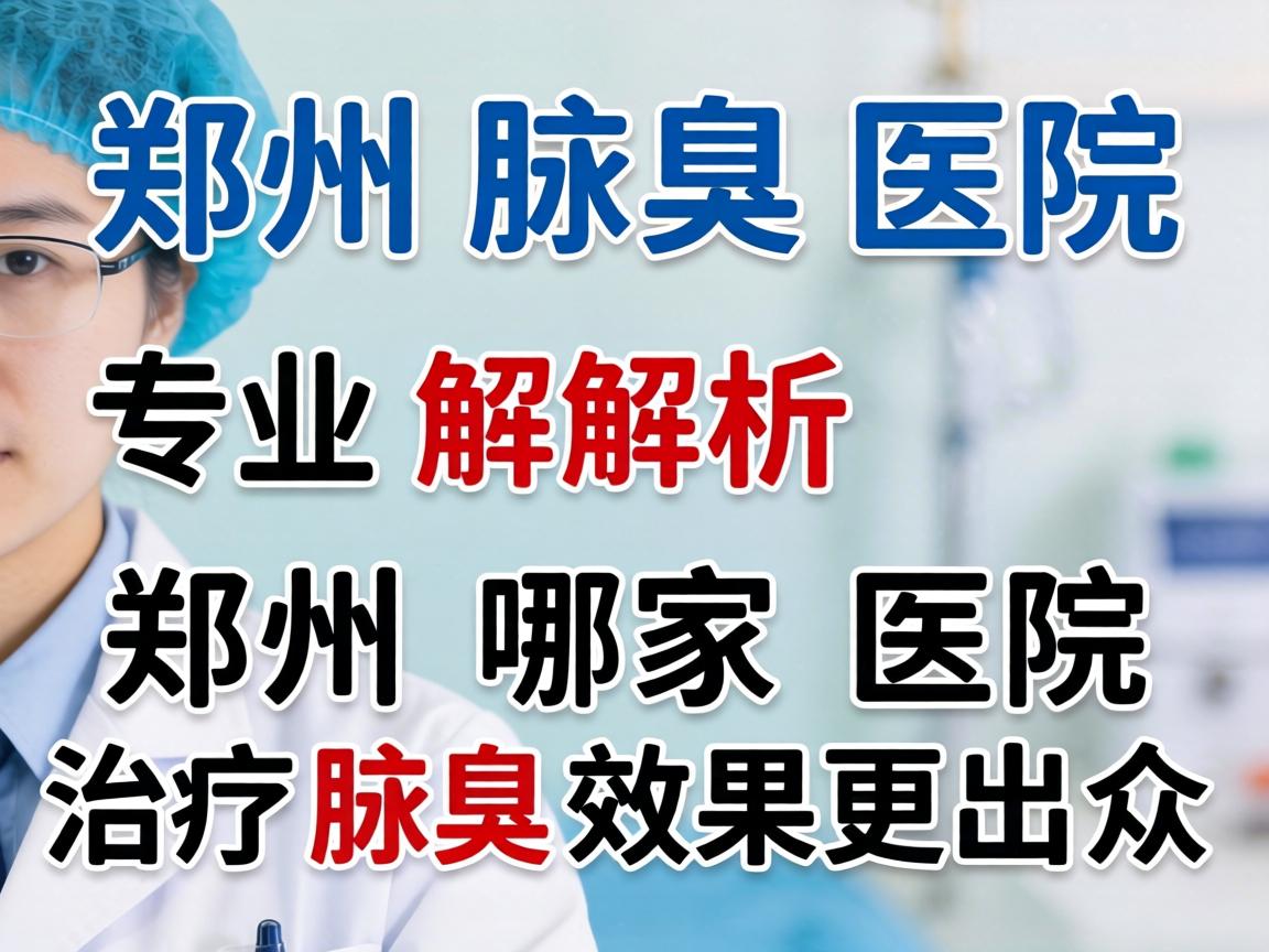 郑州腋臭医院专业解析，郑州哪家医院治疗腋臭效果更出众