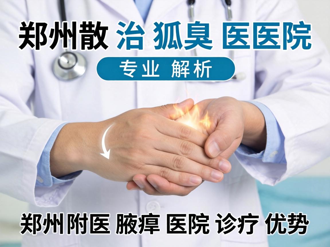 郑州治狐臭医院专业解析，郑州附医腋臭医院诊疗优势